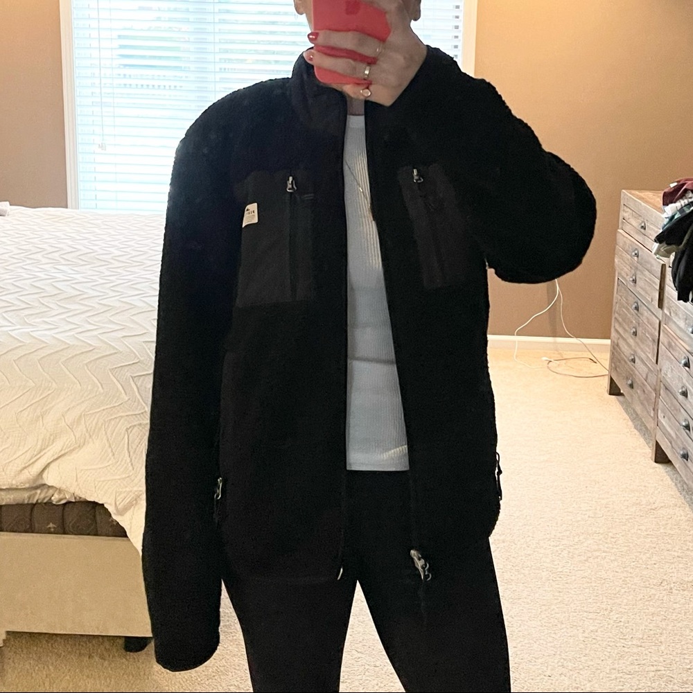 Penfield Zip Fleece Jacket - Black - L